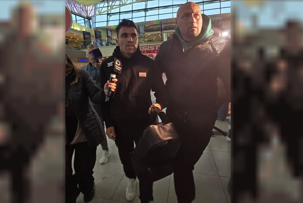 El “Huevo” Acuña llegó a la Argentina para sumarse a River