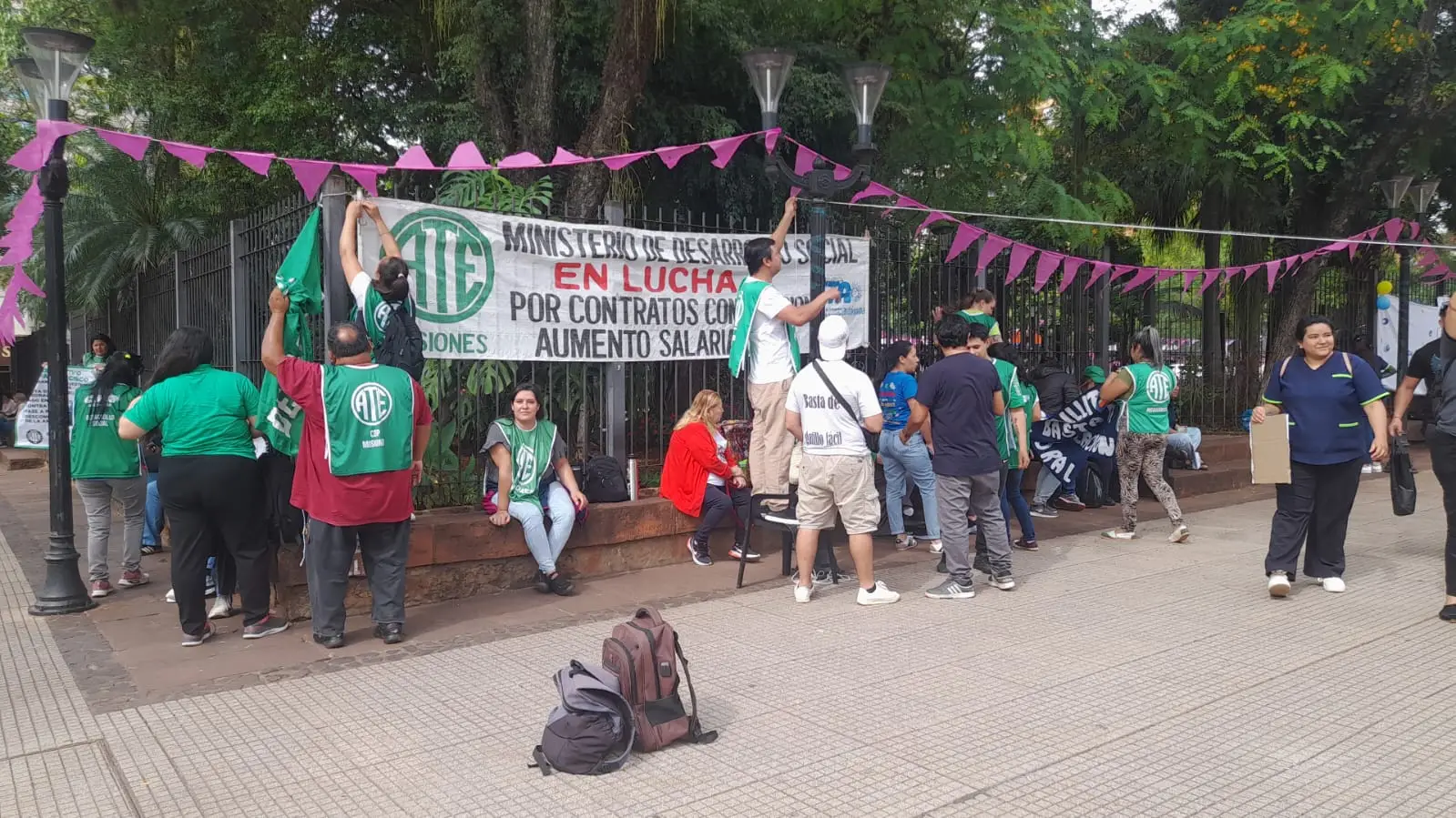 Desarrollo Social: ATE confirma que precarizados cobran $250 mil de sueldo